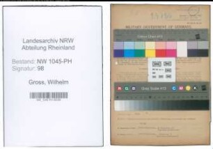 Entnazifizierung Wilhelm Gross , geb. 18.08.1884 (Gaertner)