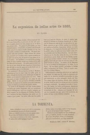 La exposición de bellas artes de 1869, en París.