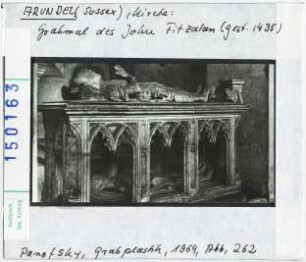Arundel: Kirche, Grabmal des John Fitzalan