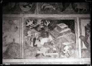 Kirche; Wandbilder nach der Restaurierung