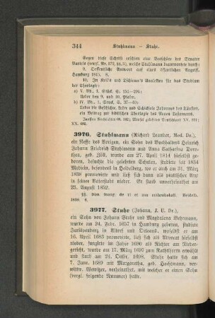 3976. Stuhlmann (Richard Leander, Med. Dr.)