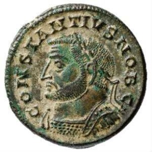 Münze, Follis, 303 - 305 n. Chr.