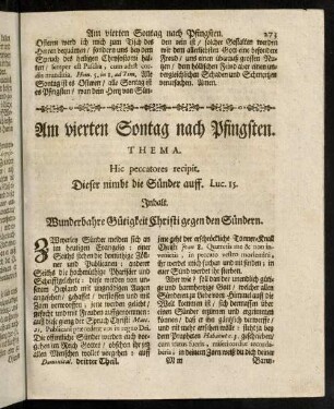 273-292, Dominica IV. post Pentecosten. - Dominica V. post Pentecosten.
