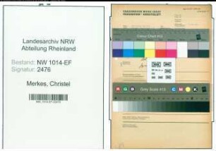 Entnazifizierung Christel Merkes , geb. 00.00.0000 ()