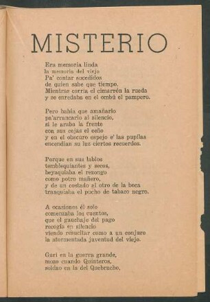 Misterio