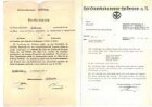 Bescheinigung der Handwerkskammer über ein Darlehen zur Finanzierung von Aktien der Reichswerke Hermann Göring