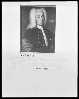 Bildnis des Giessener Universitätsprofessors Christoph Friedrich Ayrmann