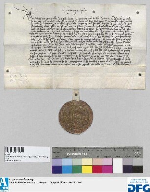 Das Landgericht des Burggraftums Nürnberg stellt ein Vidimus aus von der königlichen Urkunde d.d. 1442 März 10, betreffend Alschen von Sternberg.