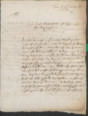 Briefe Bl. 301-320