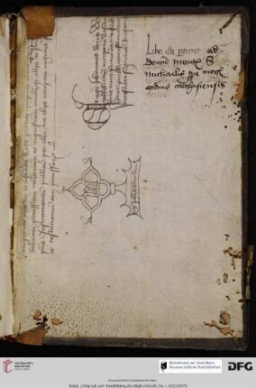 aus einem Notariatsinstrument des 15. Jh.s