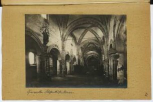 Kloster Chiaravalle Milanese, Mailand: Innenansicht (aus: Skizzen- und Fotoalbum 3)