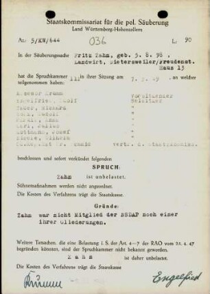 Zahn, Fritz