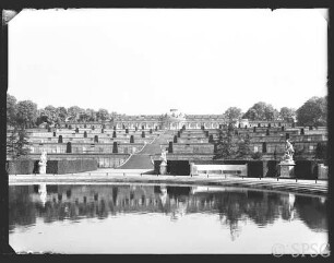 Potsdam, Park Sanssouci, Gartenseite.