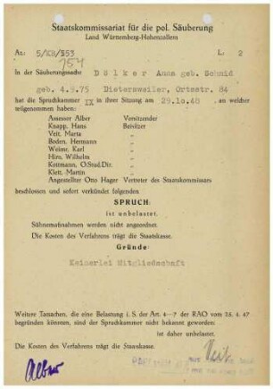 Dölker, Anna, geb. Schmid