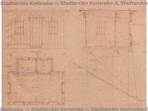 Beichel Friedrich. Projekt zu einer Wartehalle Ecke Hardt- und Moltkestraße