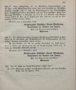 91. Das 21. Stück des Reichs-Gesetzblatts enthält unter ...