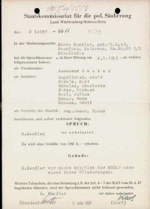 Kandler, Herta