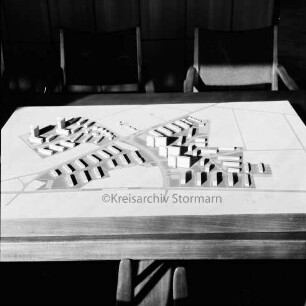 Architekturmodell des Gebietes zwischen der Segeberger Chaussee, Tangstedter Landstraße und der Landesgrenze zu Hamburg