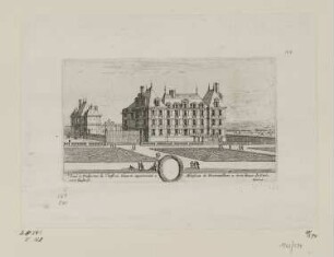 Veuë et perspective du Chasteau d’Avron [...]