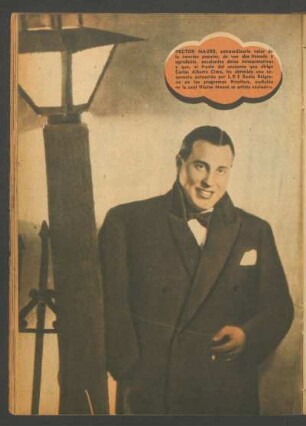 [Fotografía de] Héctor Mauré