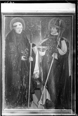 Kloster Lichtental Altarflügel heiliger Benedikt und Bernhard (16. Jahrhundert)
