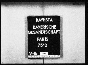 Schreider gegen Deroy, Ludwig Graf von, in Paris