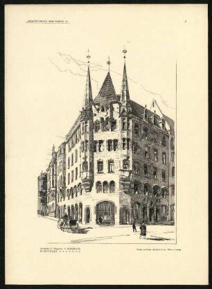 Tafel 9: Wohnhaus in Stuttgart
