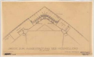 Haus des Rundfunks, Berlin-Charlottenburg: Heizkeller-Ausgestaltung 1:200