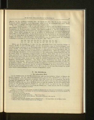V. Die Bewölkung.