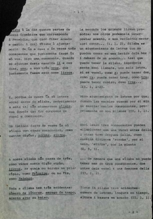 1-34, Textsammlung