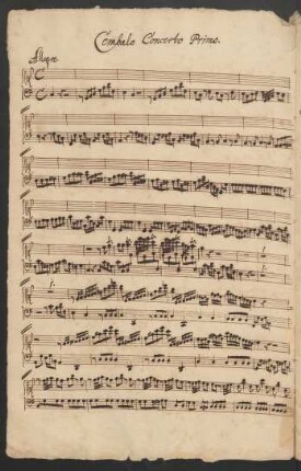 Cembalo Concerto Primo