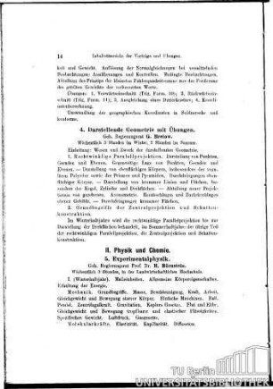 4. Darstellende Geometrie mit Übungen