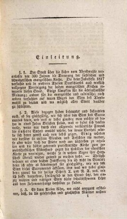 Die Lehre vom Abendmahle nach der Schrift