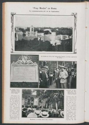 "Fray Mocho" en Roma : La conmemoración del 20 de Septiembre