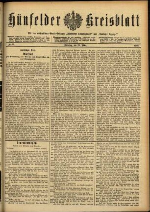 Ausgabe vom Dienstag, den 26. März 1912.