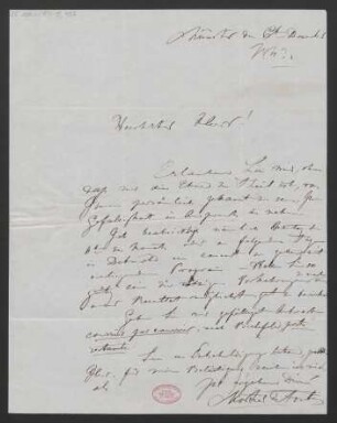 Brief an August Kiel : 06.12.1843