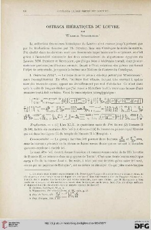 16: Ostraca hiératiques du Louvre