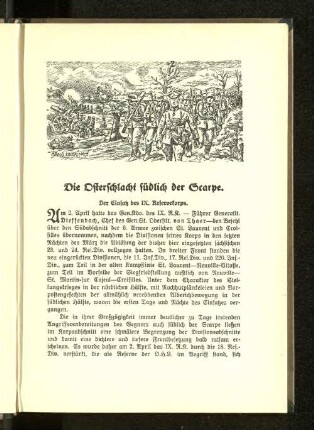Die Osterschlacht südlich der Scarpe.