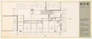 Blocksanierung Reuter Straße, Donau Straße, Pannierstraße, Sonnenallee, Berlin-Neukölln Wohn- und Geschäftshaus: Grundriss Erdgeschoss 1.Variante, 1:100