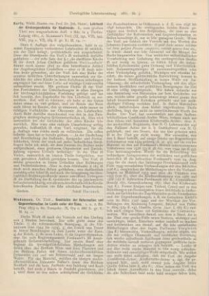 59 [Rezension] Kurtz, Joh. Heinr., Lehrbuch der Kirchengeschichte für Studirende. 8., zum großen Theil neu ausgearbeitete Aufl. 2 Bde. in 4 Theilen