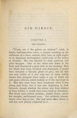 Sir Gibbie, 1