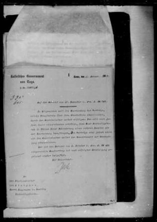 Vermietung eines Ladengeschäfts in Palime durch den Händler Francis Boss Baeta aus Palime an die Firma Boedecker und Meyer, Lome