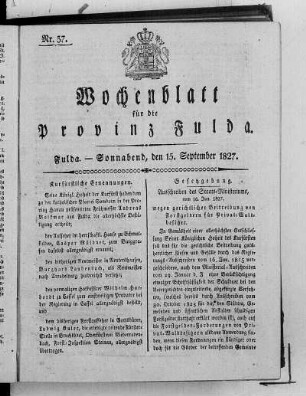 Nr. 37, Ausgabe vom 15. September 1827