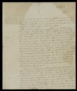 Nr. 18: Brief von Karl Otfried Müller an August Böckh, Göttingen, 12.4.1821