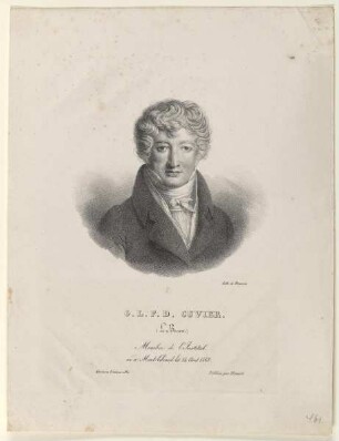 Bildnis des G. L. F. D. Cuvier