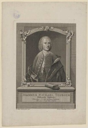 Bildnis des Ioannes Michael Teubner