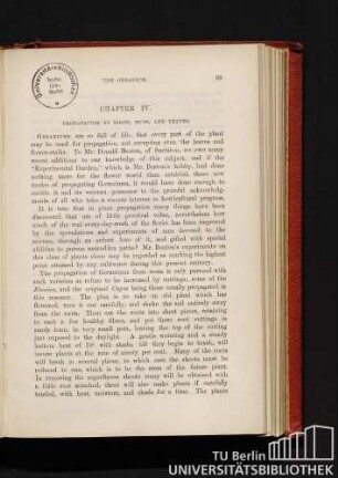 Chapter IV. Propagation by rootsm buds, and leaves.