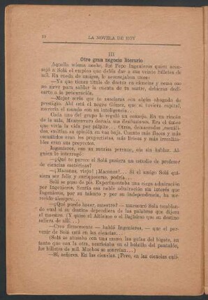 III - Otro gran negocio literario