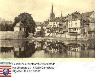 Bad Kreuznach, Teilansicht mit Nahe