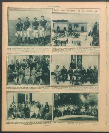 Información gráfica del interior [Fotografías]